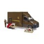 Bruder - Masina Ups Mercedes Benz Cu Sofer Si Accesorii Bruder - 5